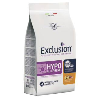 Exclusion Diet Hypoallergenic Medium/Large Breed Anatra e Patate 12 kg