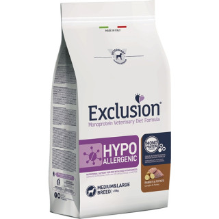Exclusion Diet Hypoallergenic Medium/Large Breed Coniglio e Patate 12 kg