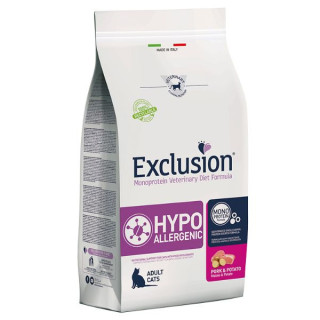 Exclusion Diet Hypoallergenic Gatto Maiale e Patate 1,5 kg
