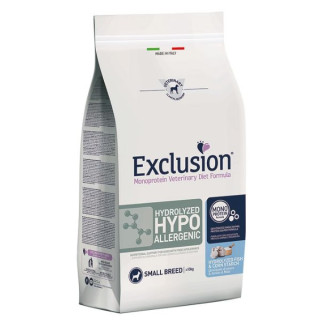 Exclusion Diet Hydrolyzed Hypoallergenic Adult Small Pesce 2 kg