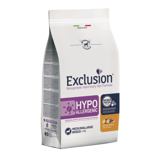 Exclusion Diet Hypoallergenic Medium/Large Breed Anatra e Patate 12 kg