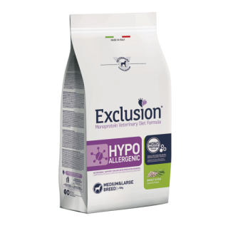 Exclusion Diet Hypoallergenic Medium/Large Breed Maiale e Piselli 2 kg