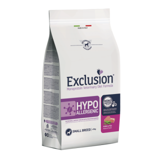 Exclusion Diet Hypoallergenic Small Breed Maiale e Piselli 2 kg