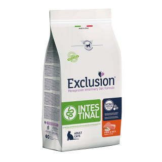 Exclusion Diet Intestinal gatto Maiale e Riso 1,5 kg