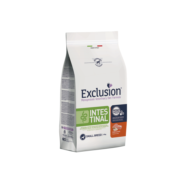 Exclusion Diet Intestinal Small Breed Maiale e Riso 7 kg