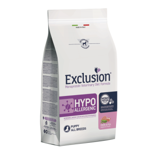 Exclusion Diet Hypoallergenic Puppy Maiale e Piselli 12 kg