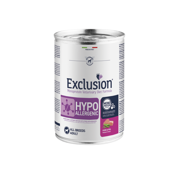 Exclusion Diet Formula Hypoallergenic Maiale e Piselli 400g