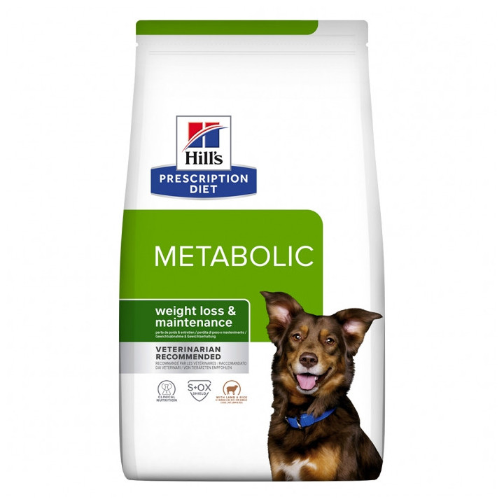 Hill's - Prescription Diet Canine Metabolic con Agnello e Riso da 12 Kg