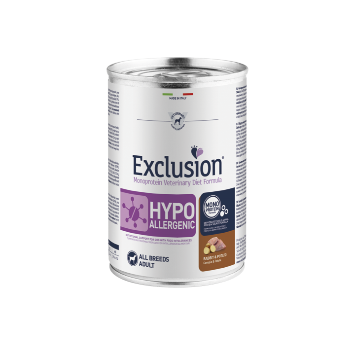 Exclusion Diet Formula Hypoallergenic Coniglio E Patate 400 Gr