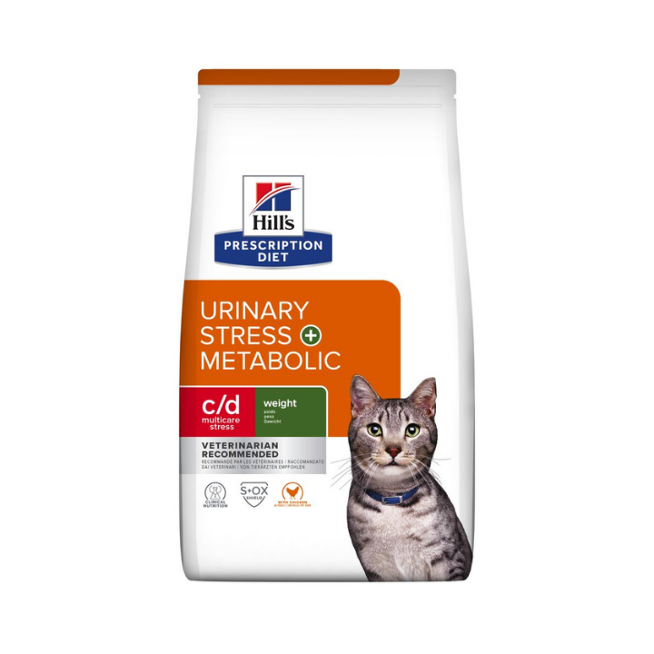 Hill's - Prescription Diet Feline c/d Urinary Stress + Metabolic con Pollo da 1,5 Kg