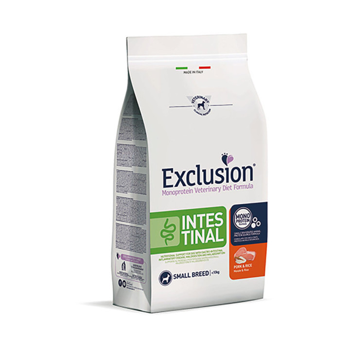 Exclusion Diet Intestinal Small Breed Maiale e Riso 7 kg